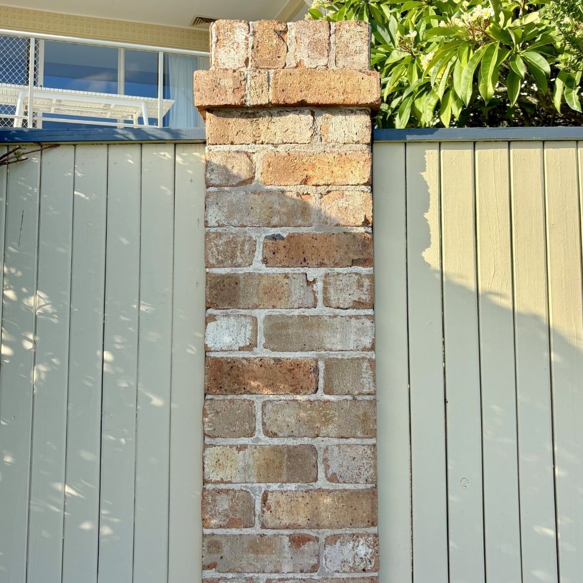 Brick Fence after
