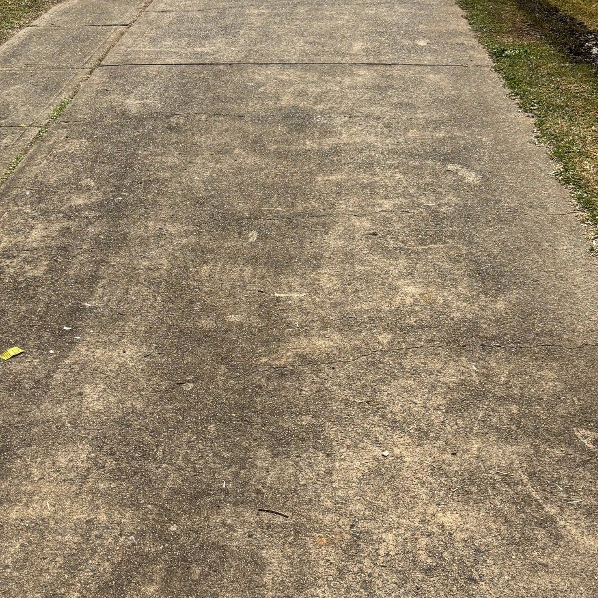 Shared concrete pathways before