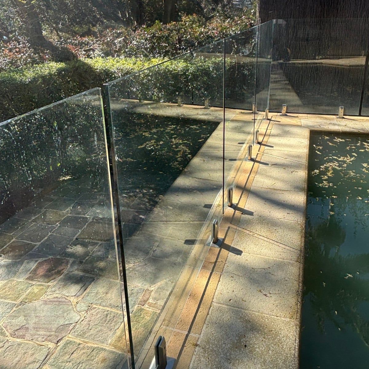 Pool-surround common area before