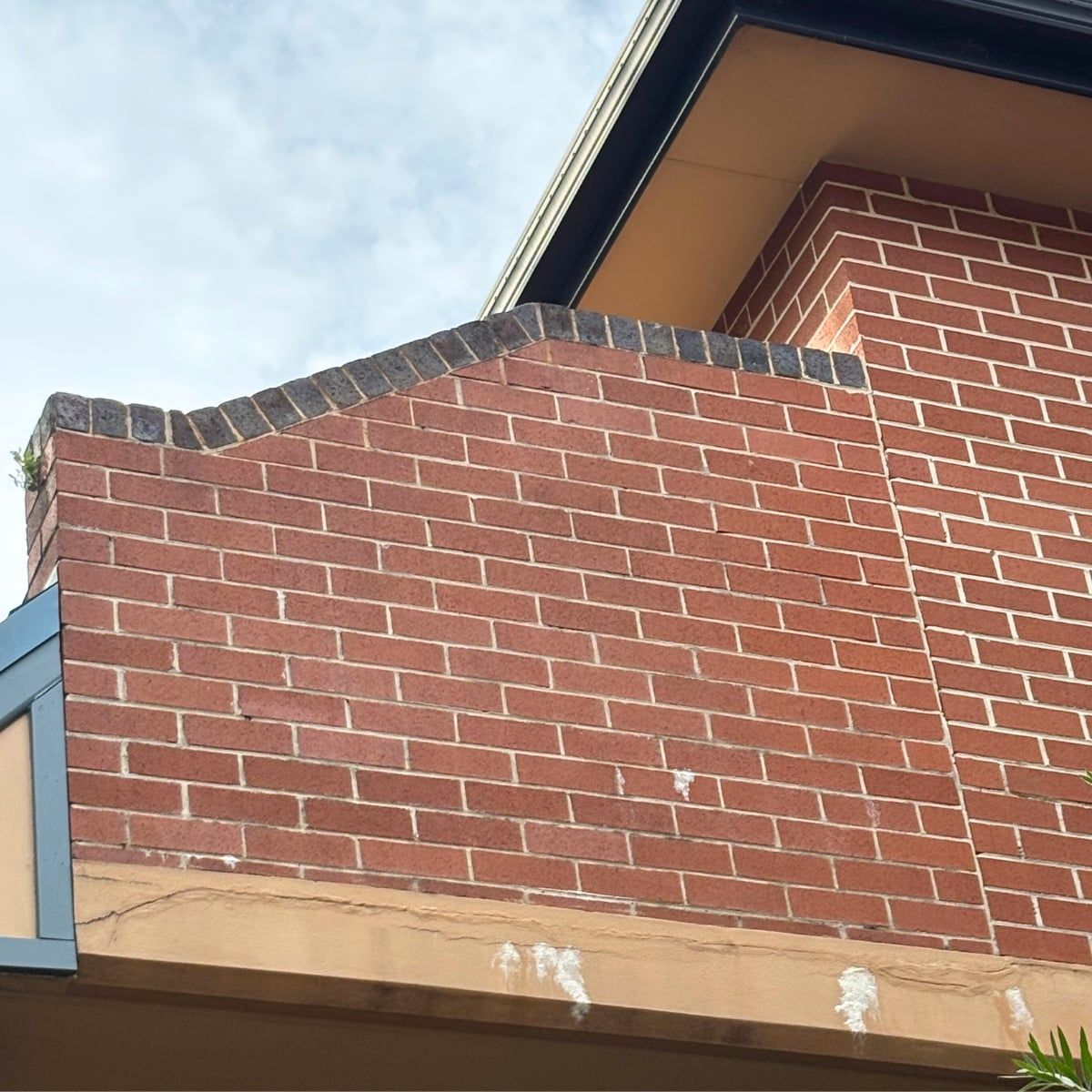 Brick Wall after cleaning